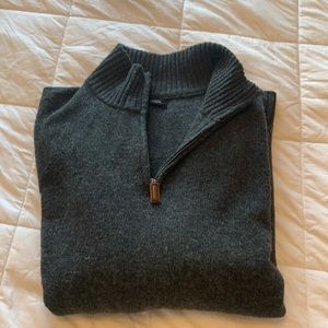 J crew half zip sweater